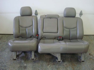 99-06 2nd Row 60/40 Bench Grey/Pewter Leather Seats from Yukon Denali