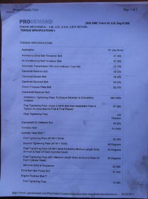 5.3 Ls Engine Torque Specs 