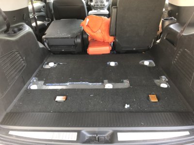 3rd row seat removal Premier Edit deck added Chevy Tahoe Forum