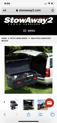 Stowaway2 Cargo Carrier w/Swing Away Frame | Chevy Tahoe Forum | GMC ...