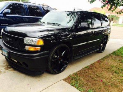 first tahoe ltz 26s on a lowered denali | Chevy Tahoe Forum | GMC Yukon ...